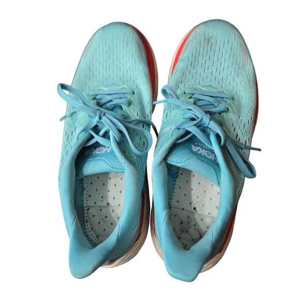 Hoka One One Women's Clifton 8 running shoes size 7.5 B No Insoles - Picture 5 of 9